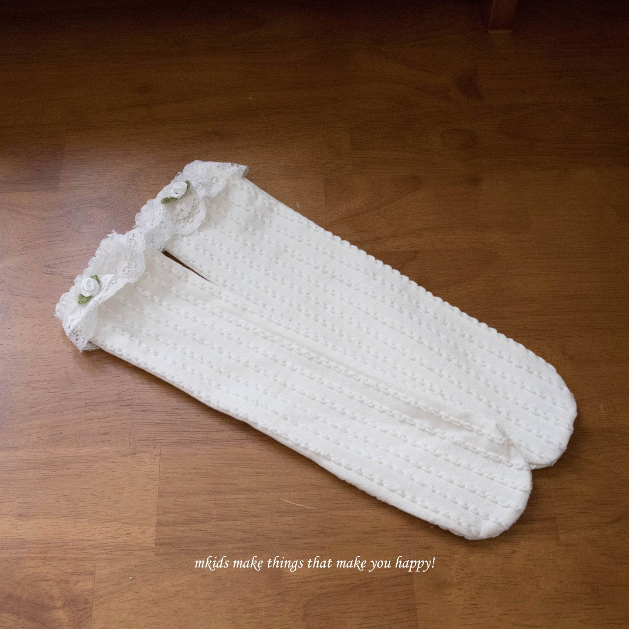 ［mkids］Rose lace socks