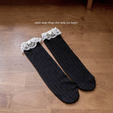 ［mkids］Rose lace socks
