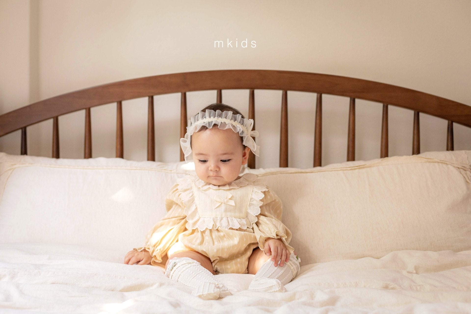［mkids］Rose lace socks