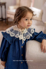 ［mkids］Cecile lace cape