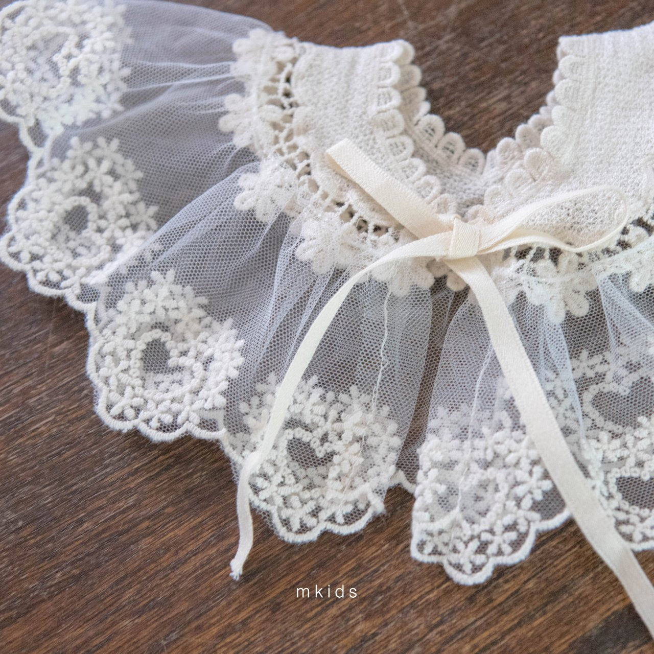 ［mkids］Cecile lace cape