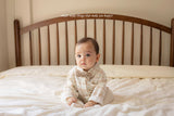 ［mkids］Vest ribbon tie rompers