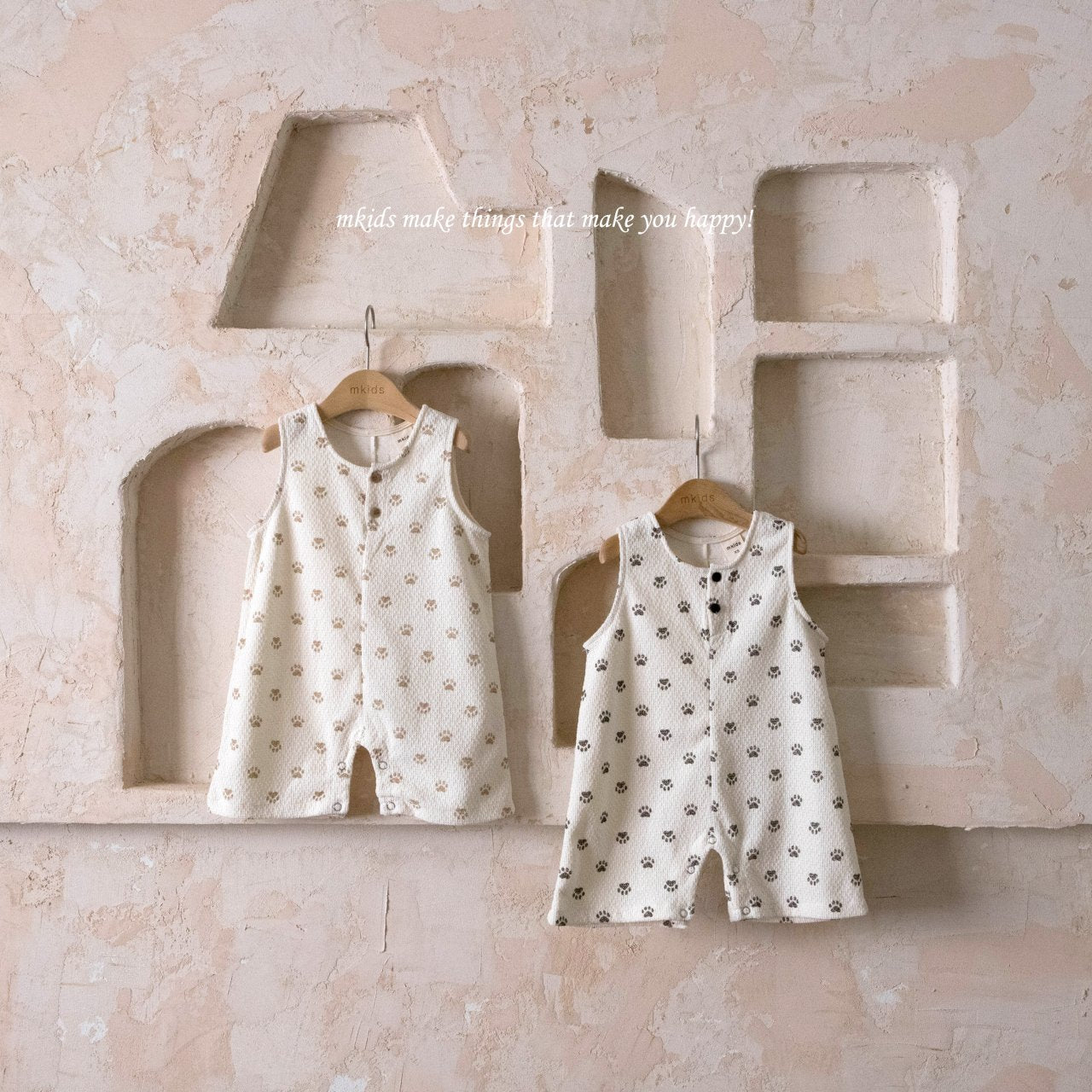［mkids］Puppy bebe ovealls