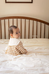［mkids］Bear stripe rompers