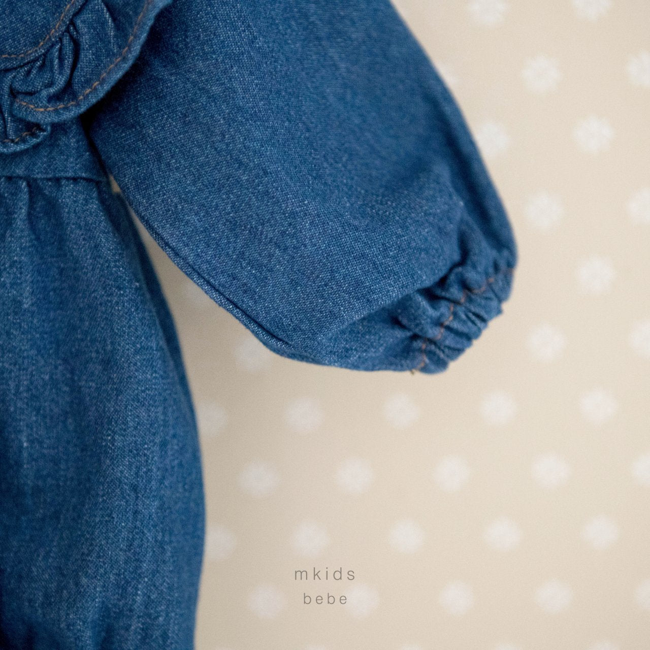 ［mkids］Becky denim rompers