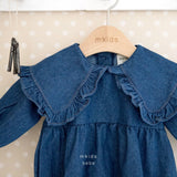［mkids］Becky denim rompers