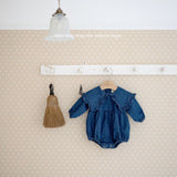 ［mkids］Becky denim rompers