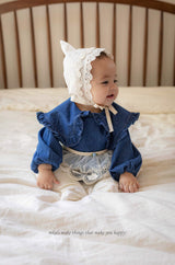 ［mkids］Becky denim rompers