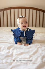 ［mkids］Becky denim rompers