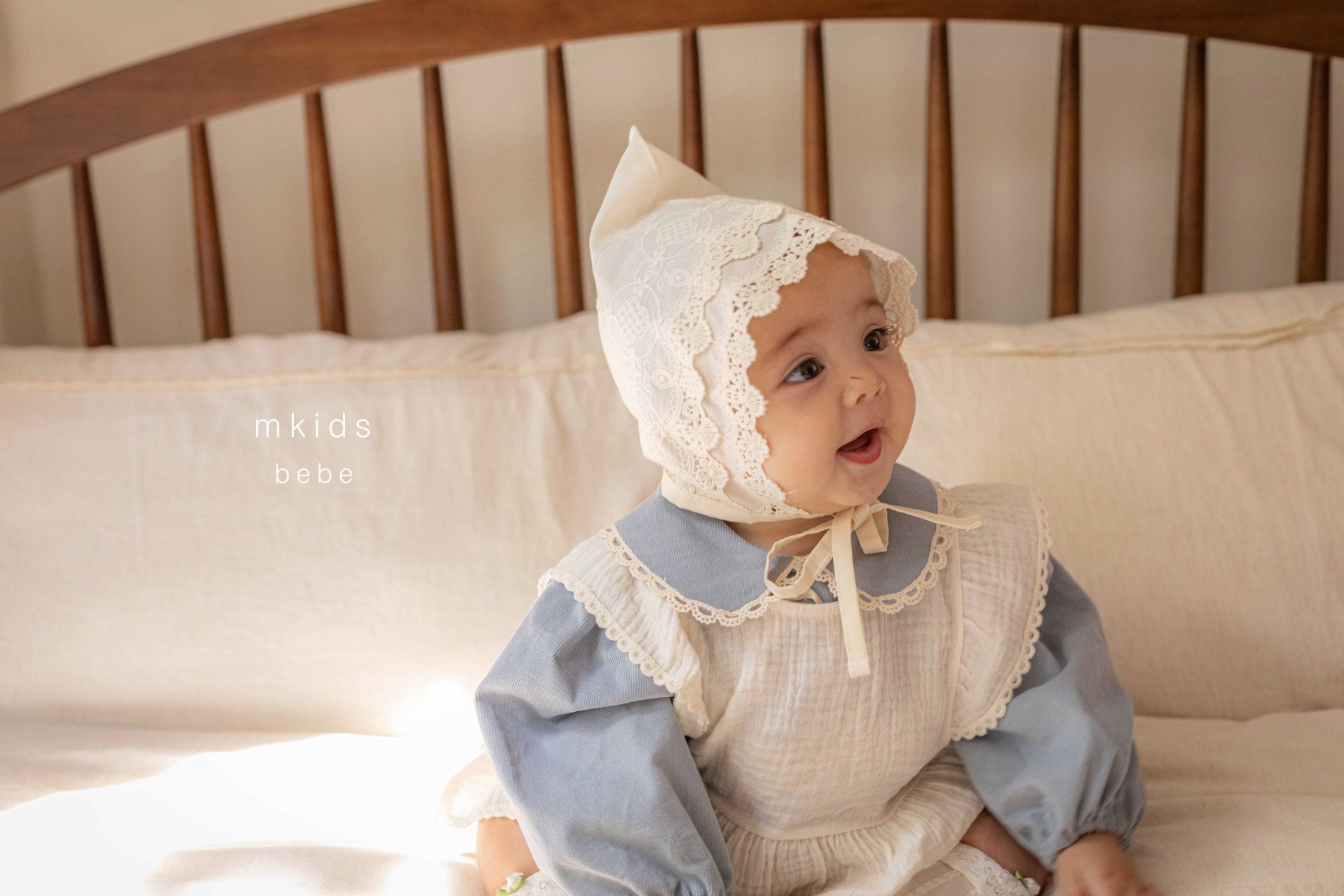 ［mkids］Ailee lace rompers