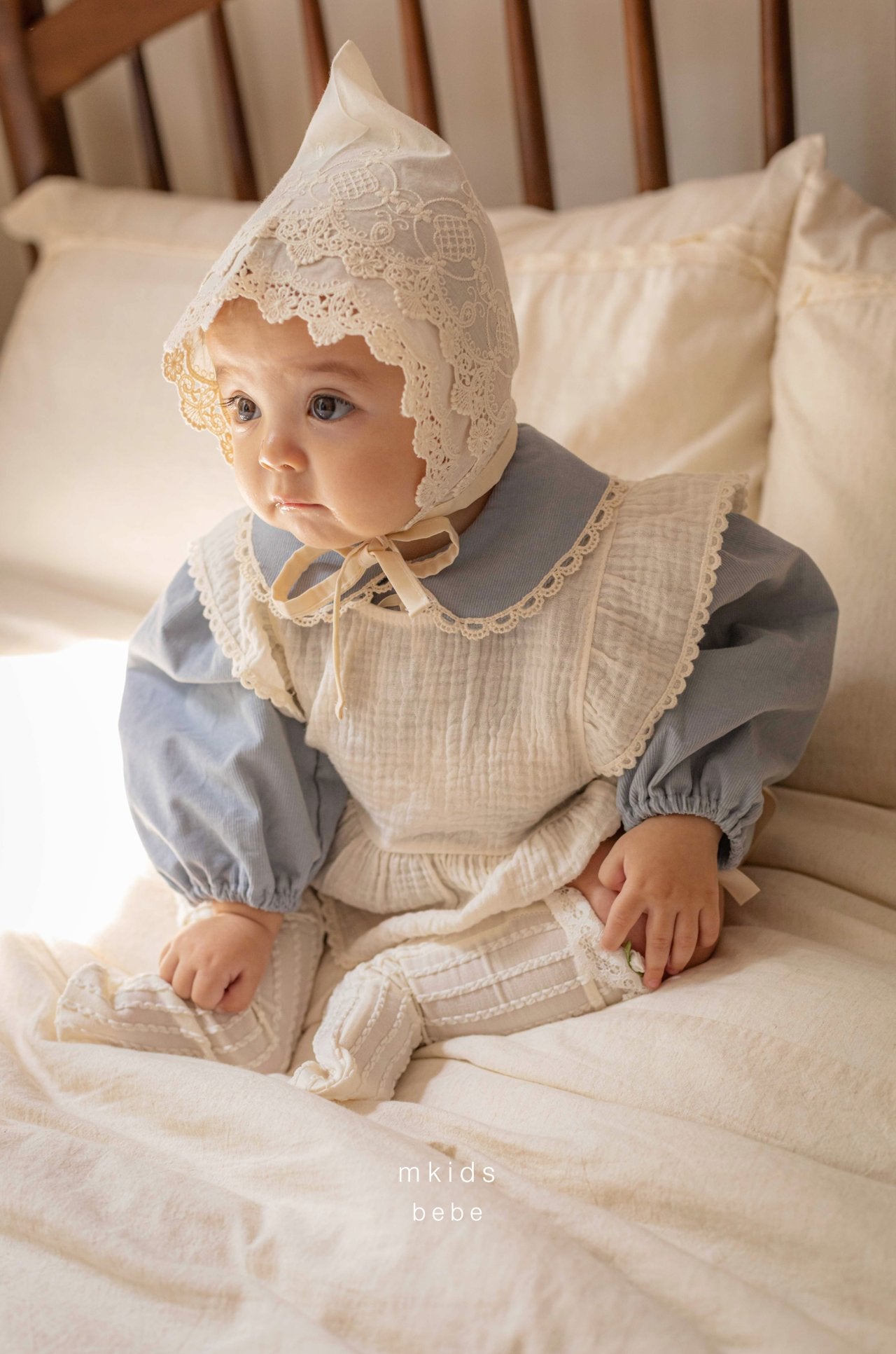 ［mkids］Ailee lace rompers