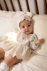 ［mkids］Cecile lace bonnet