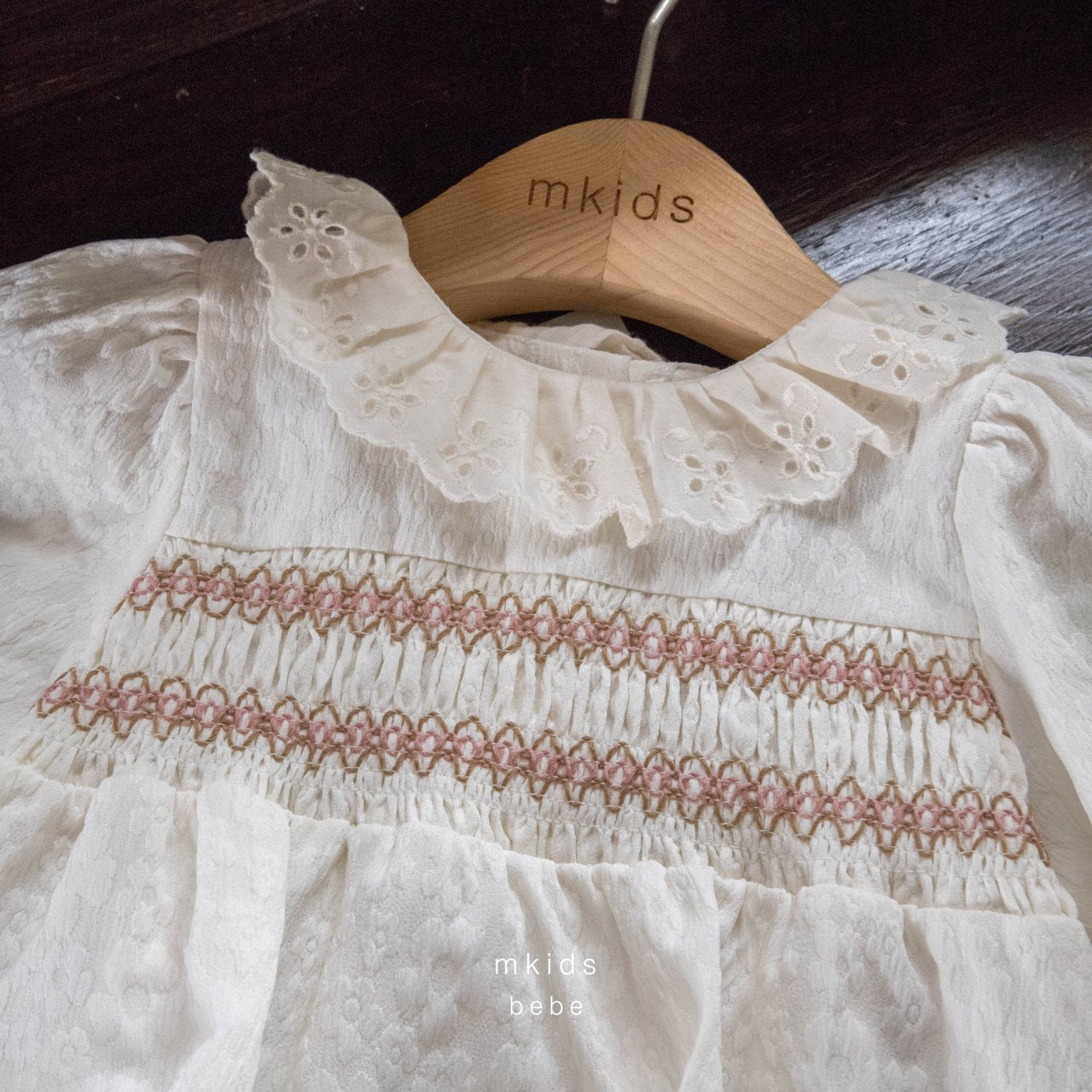 ［mkids］Annika smock rompers
