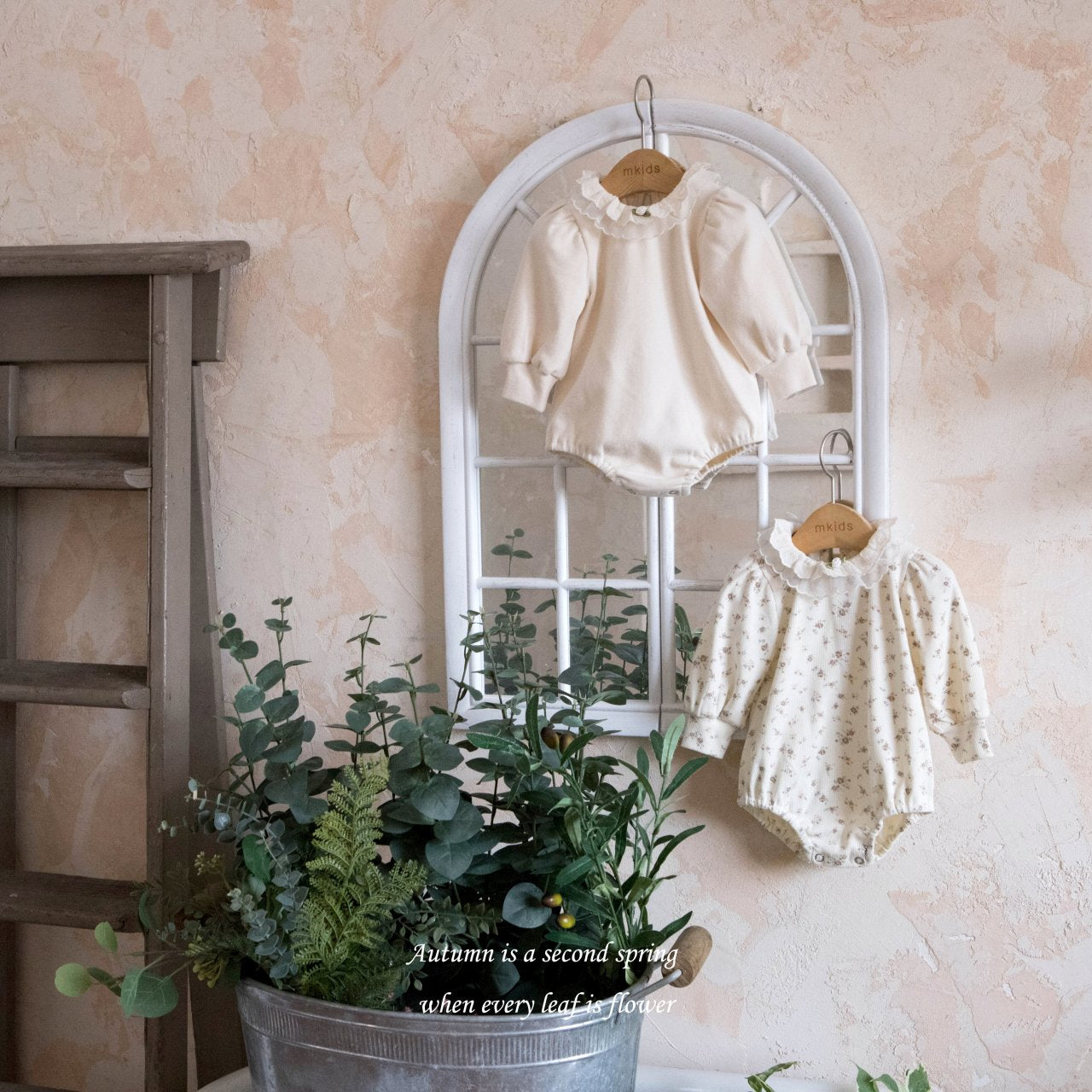 ［mkids］Ella lace rompers