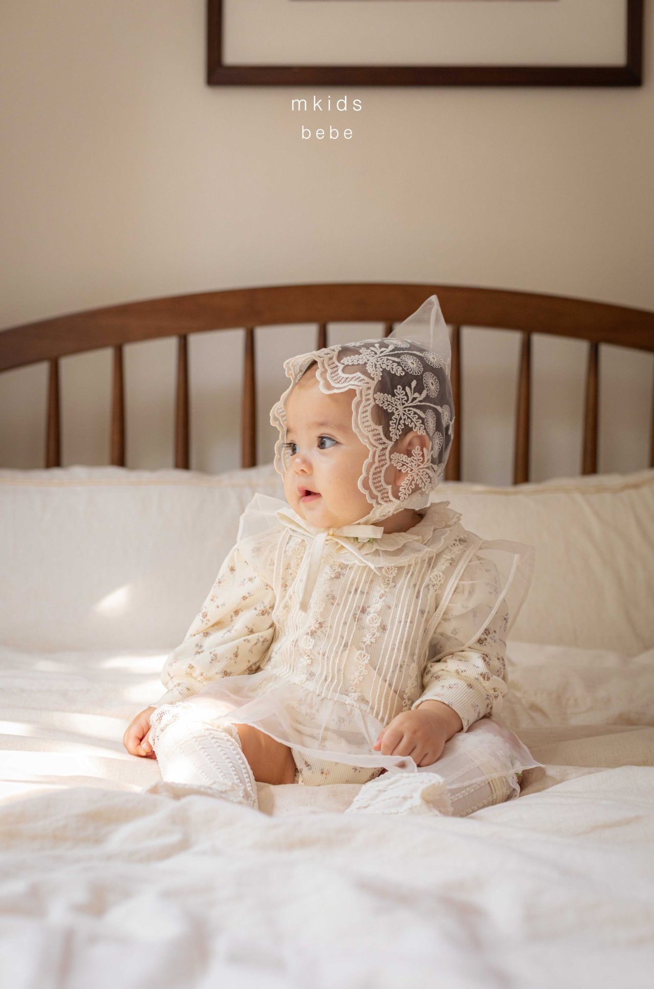 ［mkids］Ella lace rompers
