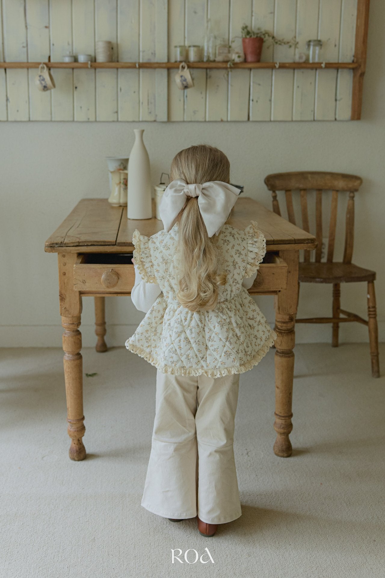 ［ROA］Emilly quilting vest