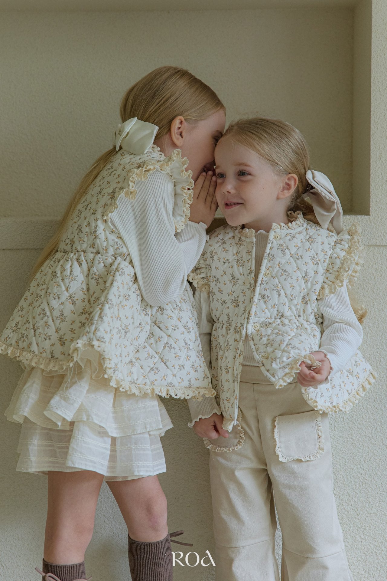 ［ROA］Emilly quilting vest