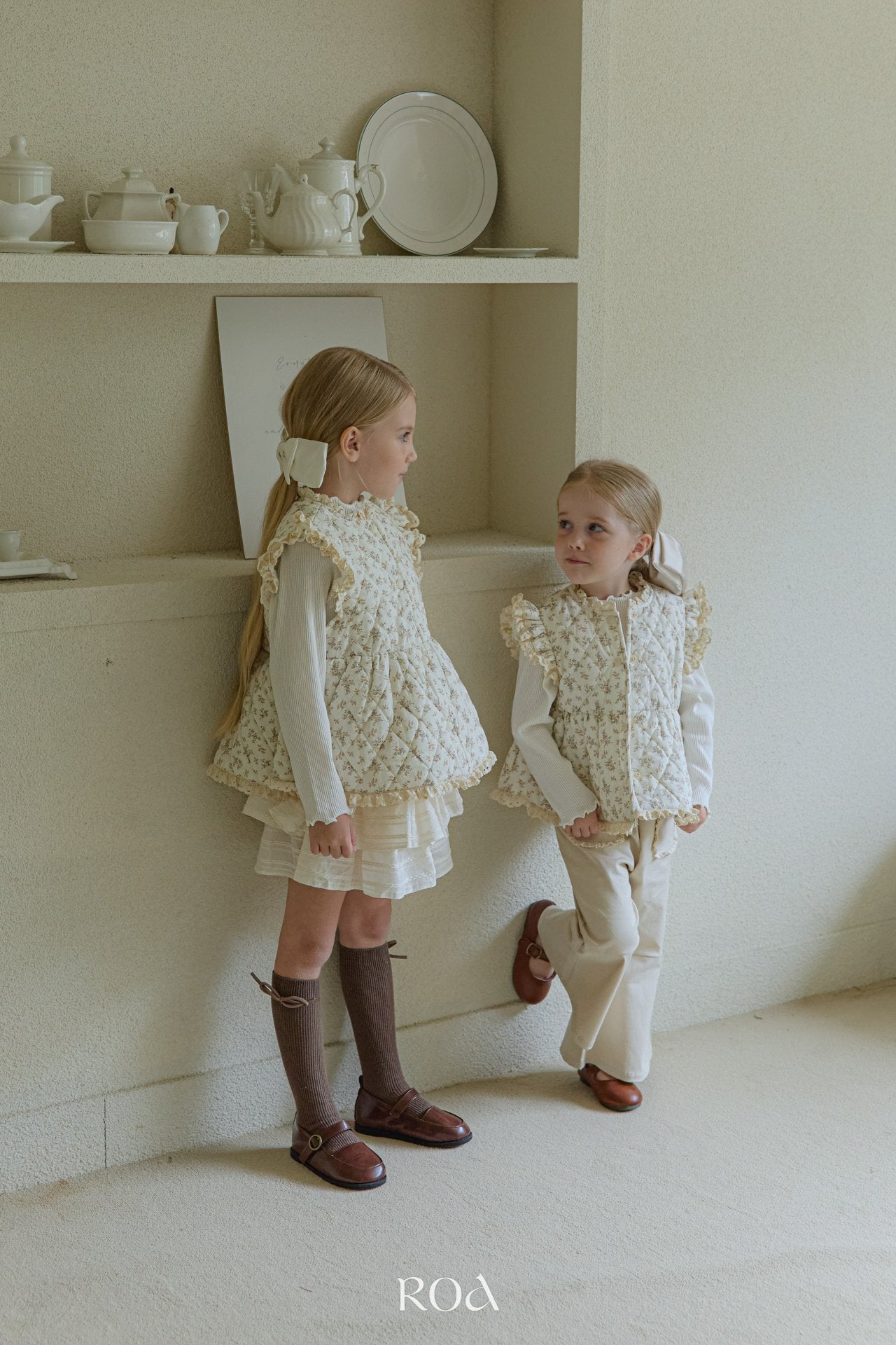 ［ROA］Emilly quilting vest