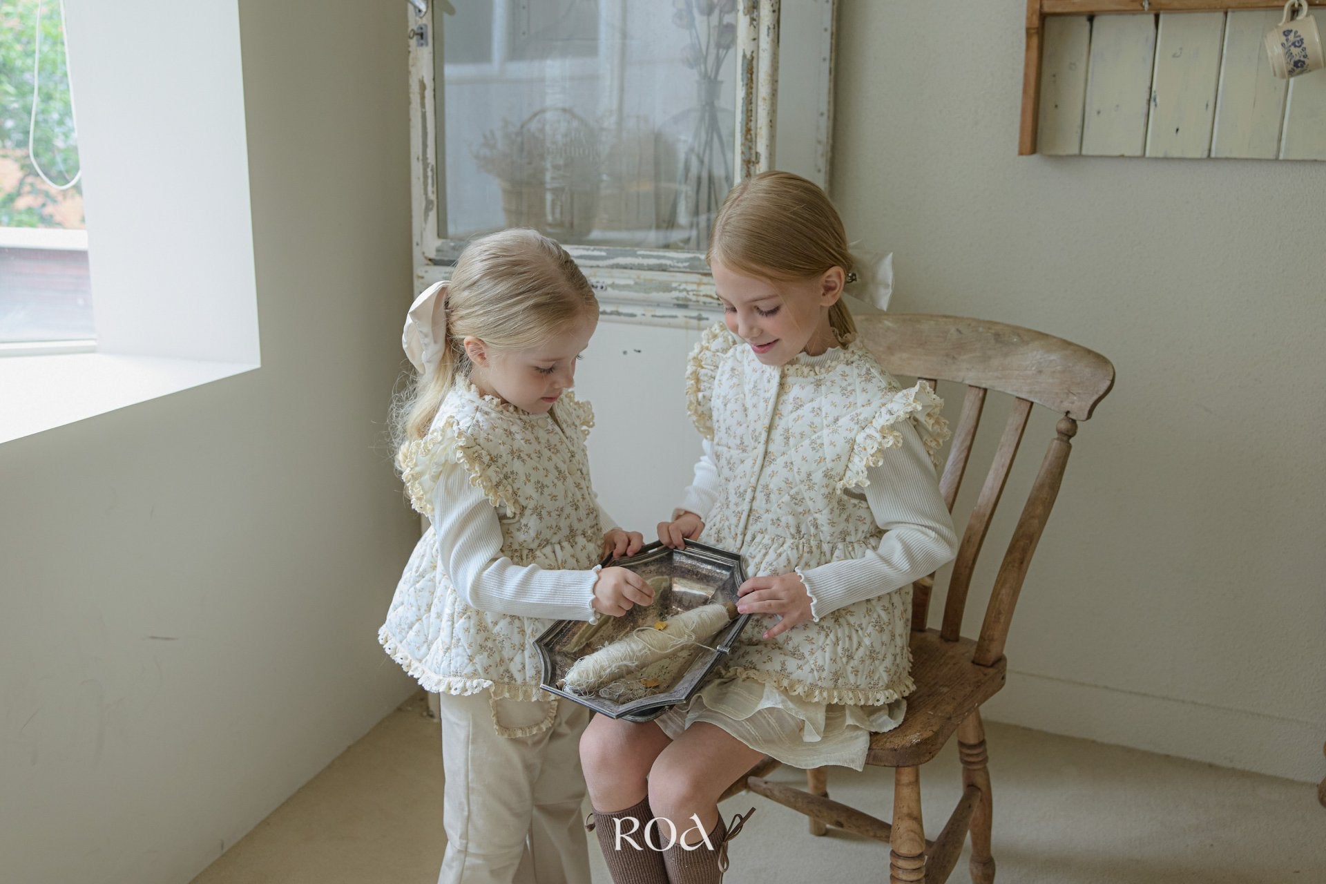 ［ROA］Emilly quilting vest
