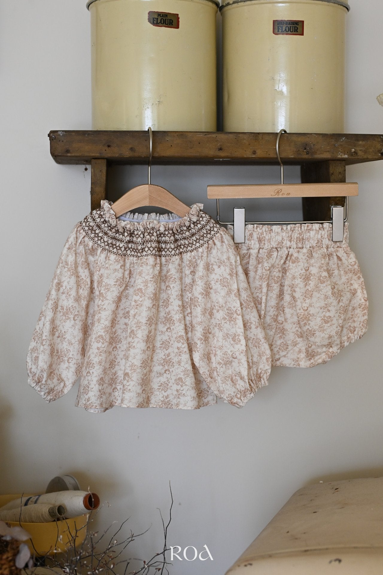 ［ROA］Lovely flower bloomer set (baby)