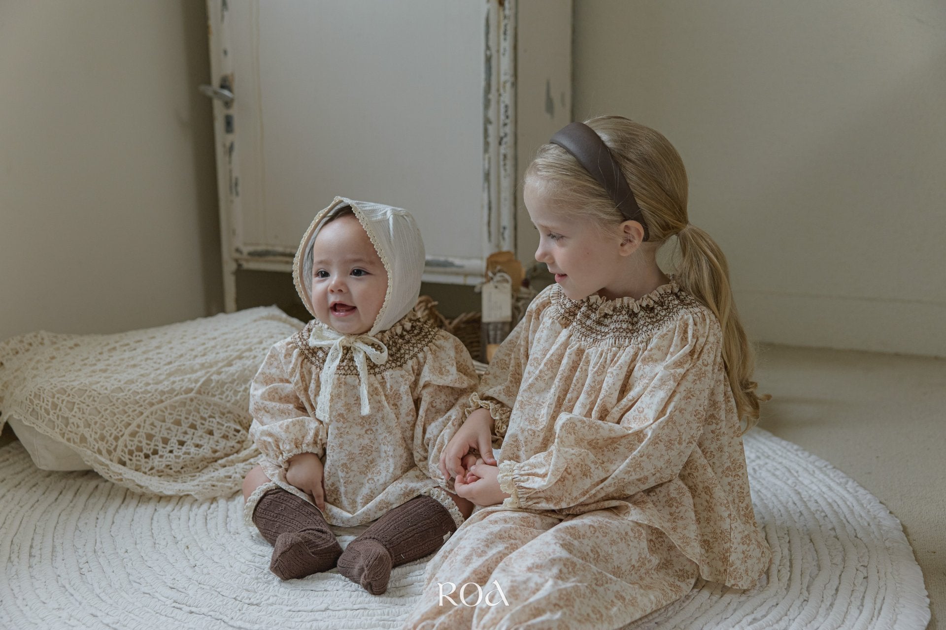 ［ROA］Lovely flower bloomer set (baby)