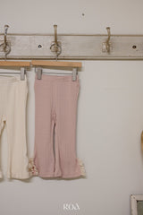 ［ROA］Bunny lace flare pants