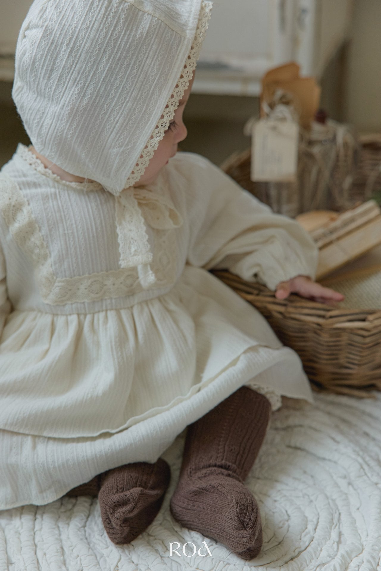 ［ROA］Ever frill suit & bonnet (baby)