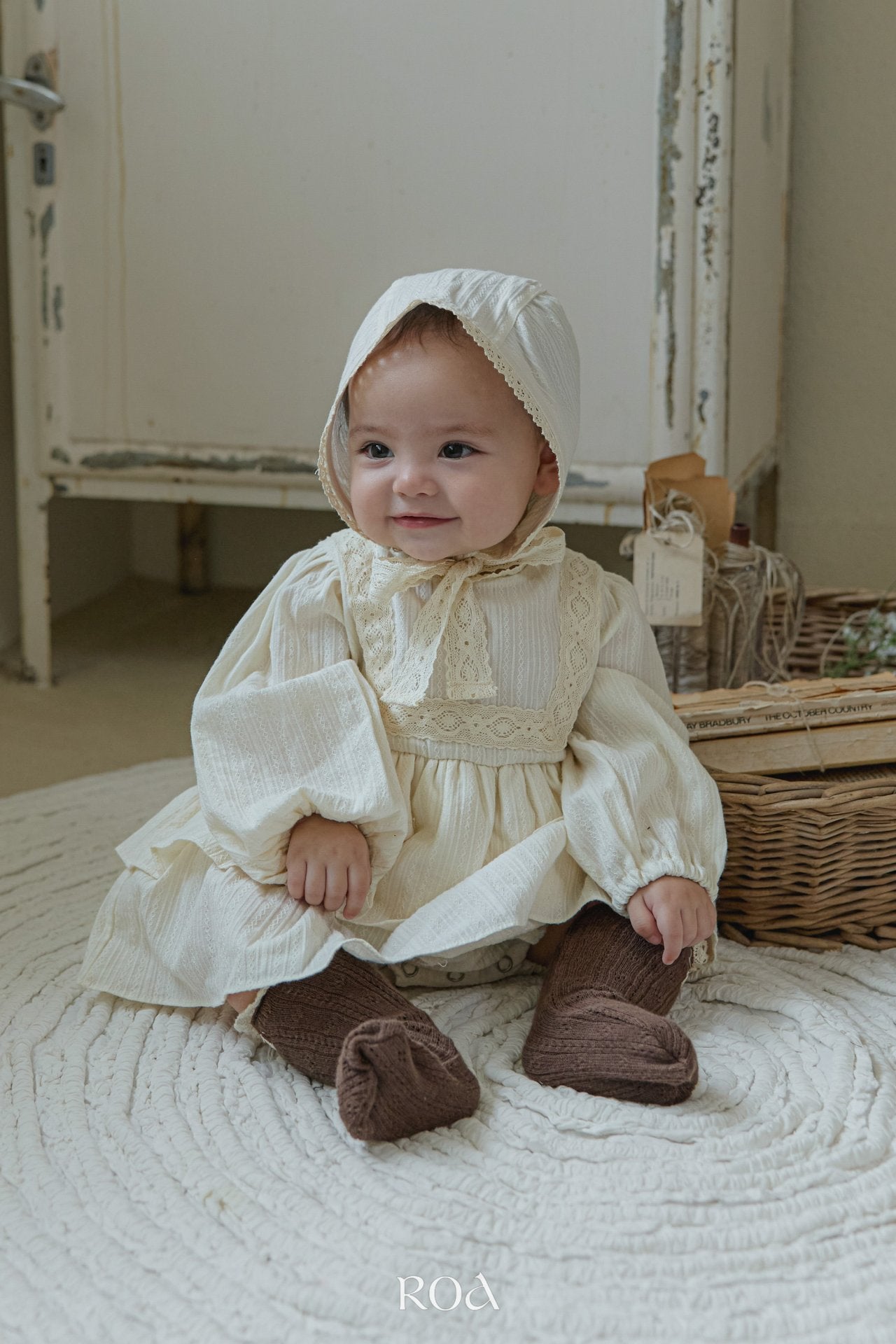 ［ROA］Ever frill suit & bonnet (baby)