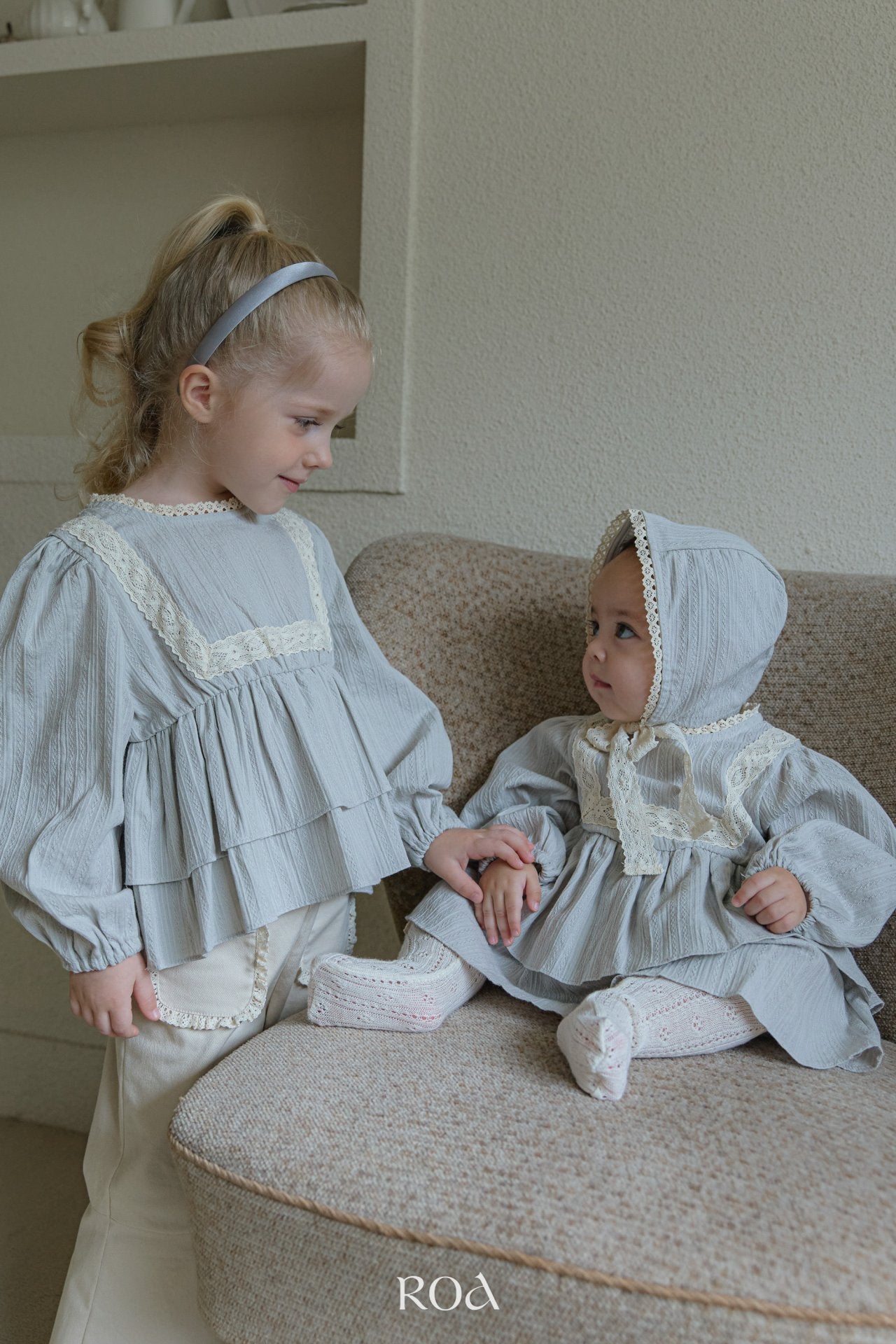 ［ROA］Ever frill suit & bonnet (baby)