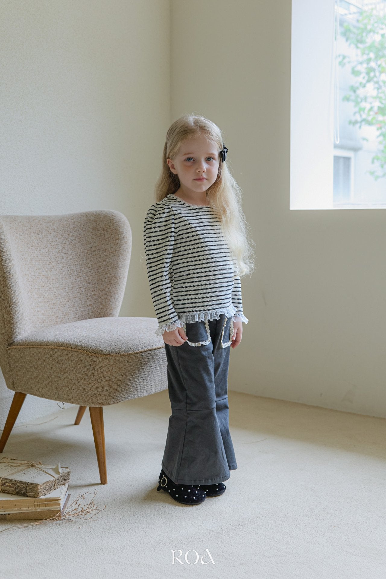 ［ROA］Bailey pocket flare pants