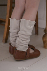 ［The beige］Knit warmer