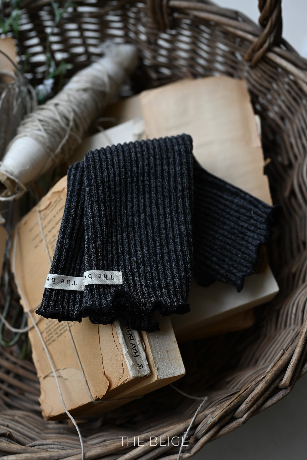 ［The beige］Knit warmer