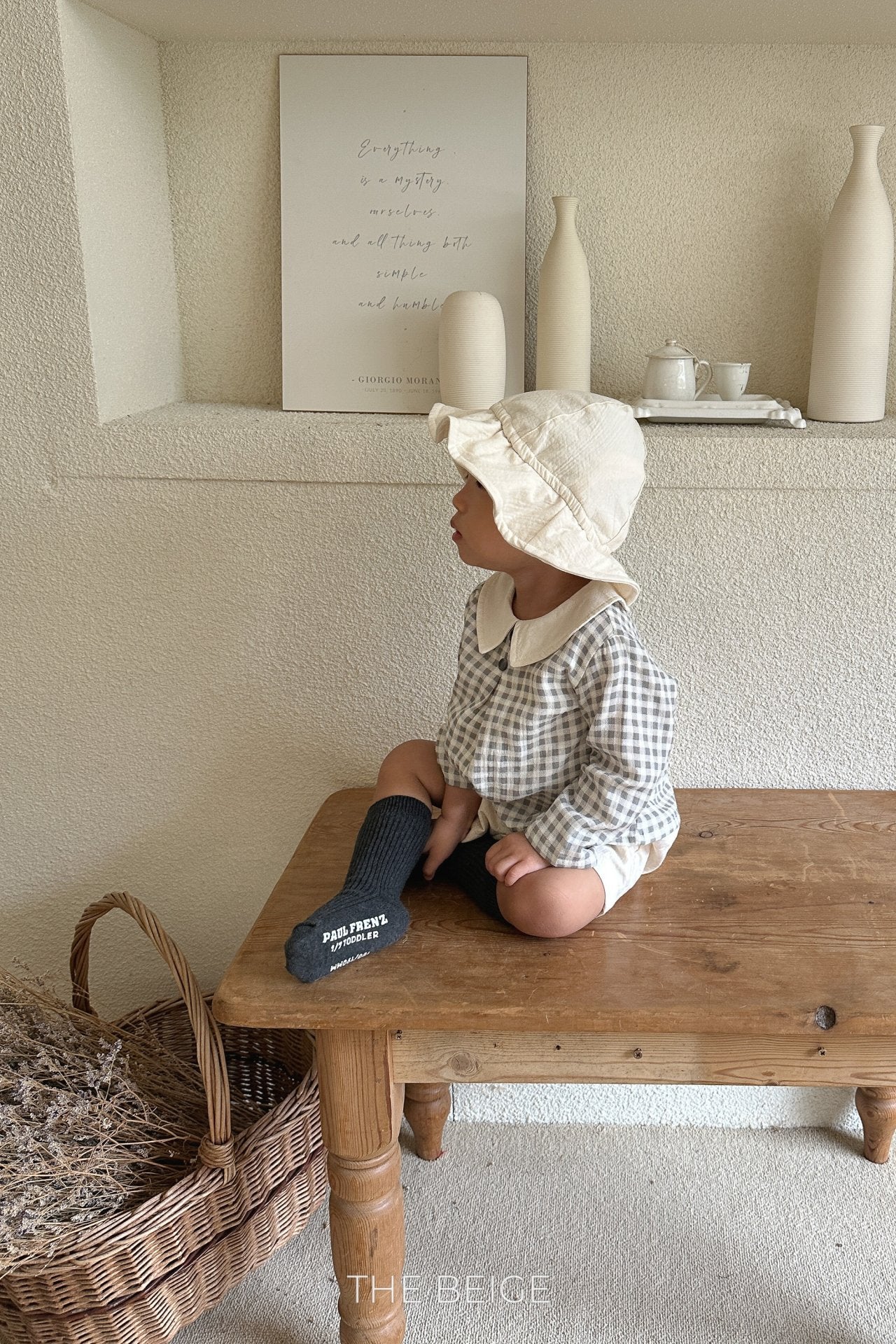 ［The beige］Mando bucket hat