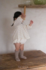 ［The beige］Basic cotton bloomer