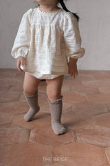 ［The beige］Basic cotton bloomer