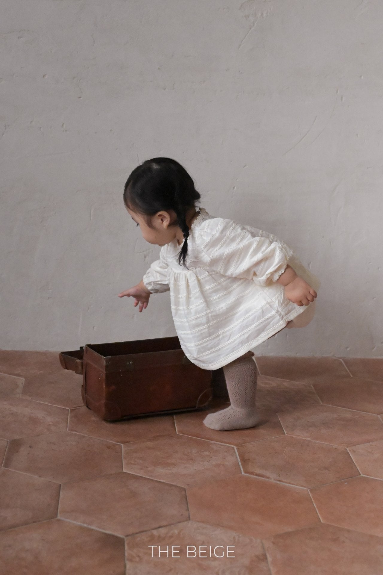 ［The beige］Basic cotton bloomer
