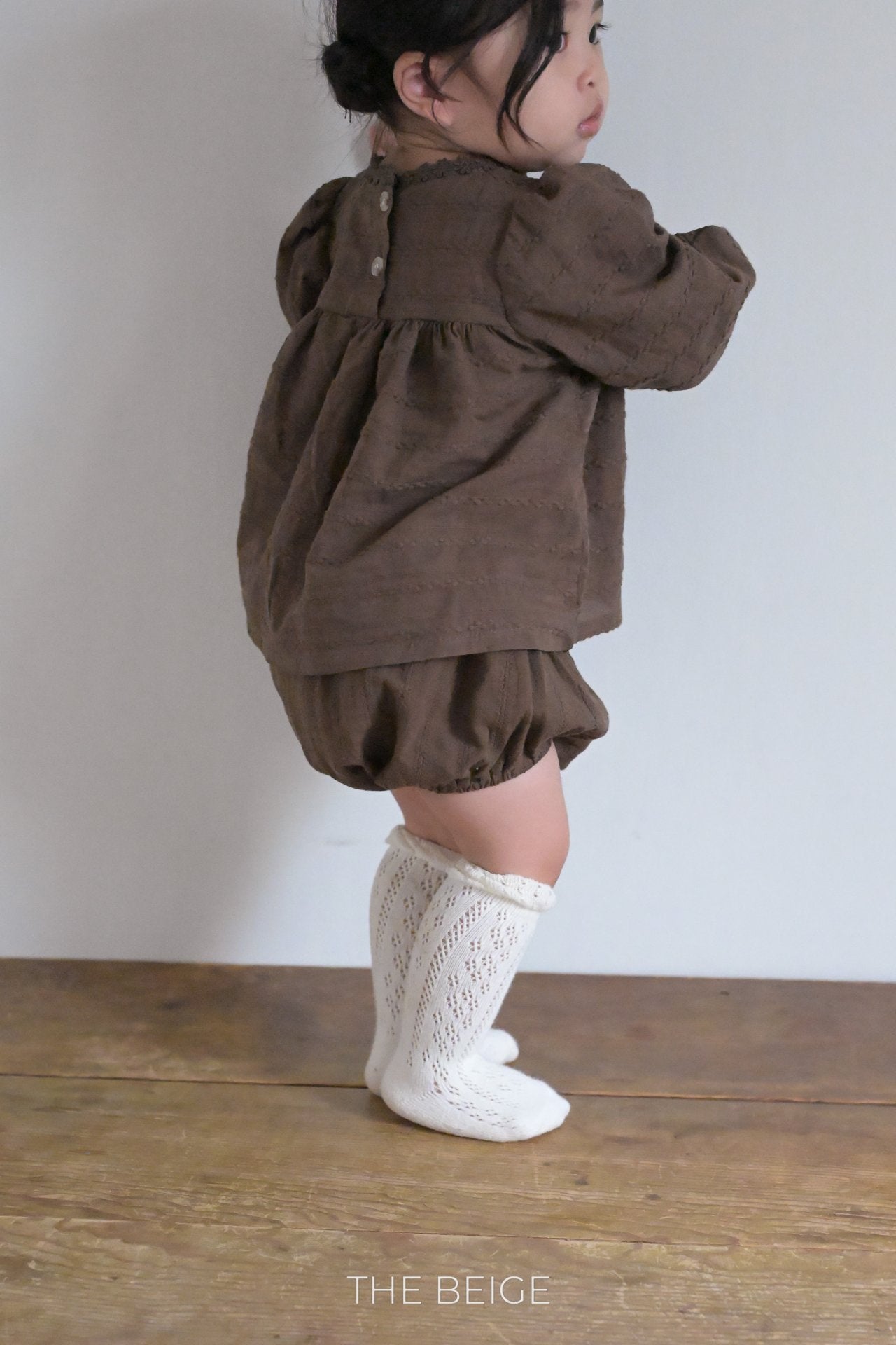 ［The beige］Basic cotton bloomer