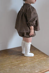 ［The beige］Basic cotton bloomer