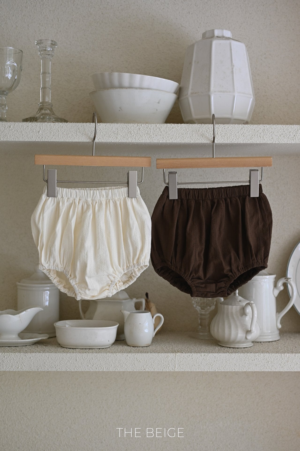 ［The beige］Basic cotton bloomer