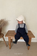 ［The beige］Suspender suit