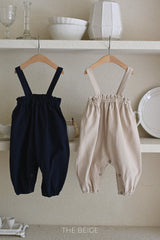 ［The beige］Suspender suit