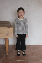 ［The beige］Mellow flare pants