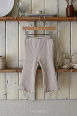 ［The beige］Mellow flare pants