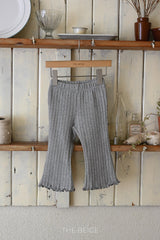 ［The beige］Mellow flare pants