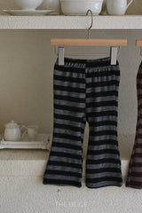 ［The beige］Stripe flare pants (kids & adult)