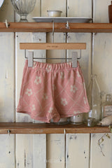 ［The beige］Knit short pants