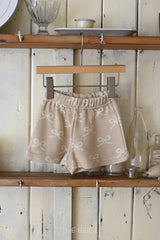 ［The beige］Knit short pants