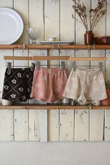［The beige］Knit short pants