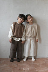 ［The beige］Bijou span pants