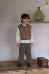 ［The beige］Bijou span pants